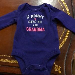 Baby girl onesie